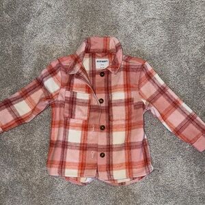 Old Navy Kids Checkered flannel Button-Down Shirt - Red and White